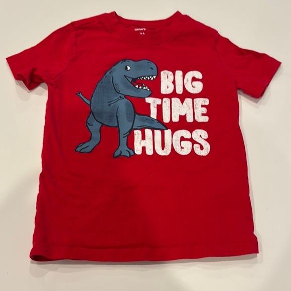 Carter's Other - Carter's Red Dinosaur Graphic Short Sleeve T Shirt